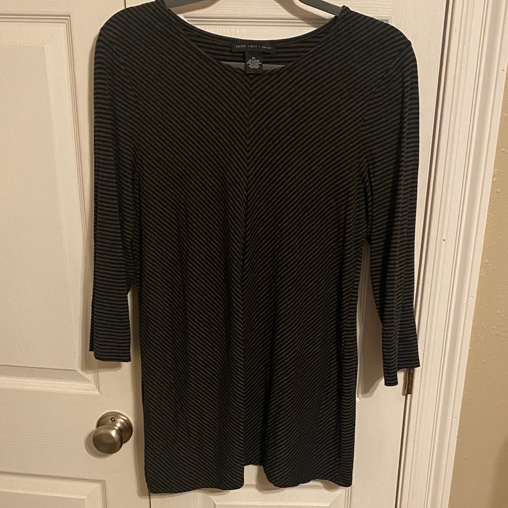 Black and Gray Striped Dress